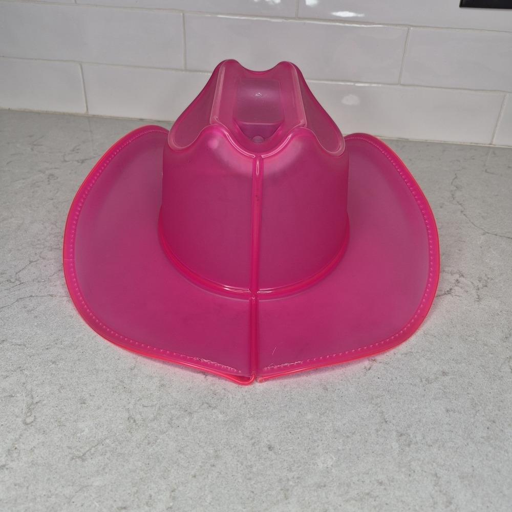 Neon Cowboys Pink LED Cowboy Patry Hat, Bachelorette, Bachelor, Light Up Hat - Picture 6 of 16